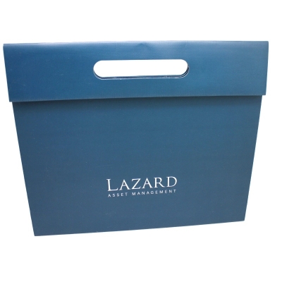 LAZARD紙袋過膠壓紋燙金開孔手抽