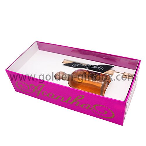 透明膠蓋展示型香水盒配吸塑罩